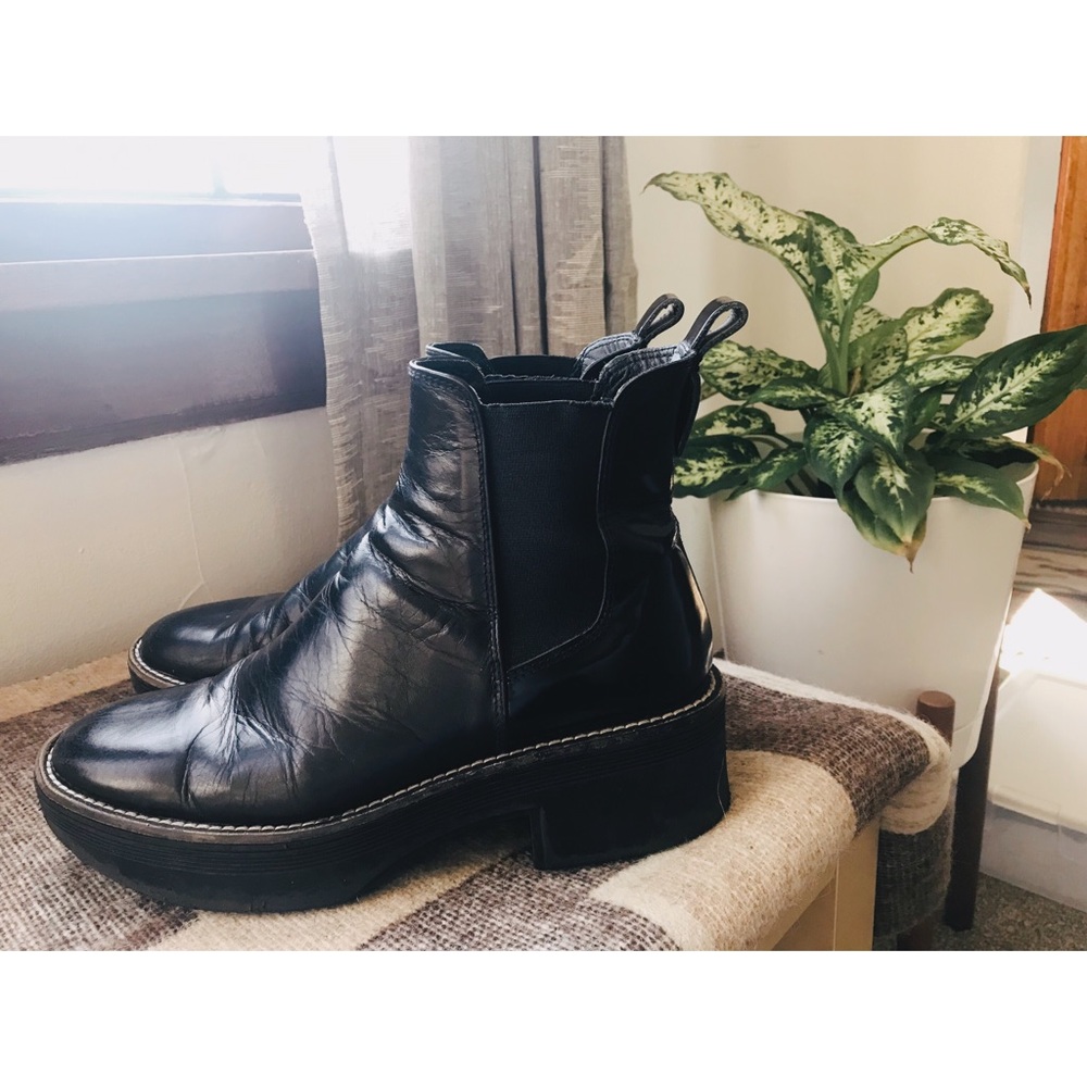Zara Platform Ankle Boots